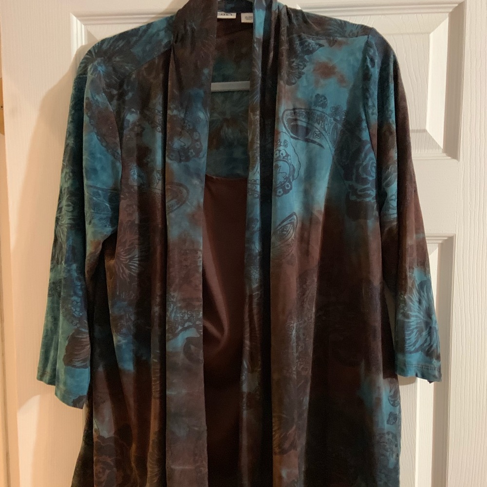 Blouse cover with built in top